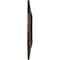 Ekena Millwork Bordeaux Ceiling Medallion (Fits Canopies up to 3 1/4"), Hand-Painted Brass, 22 5/8"OD x 1 3/4"P CM22BOBRS - alternate 2